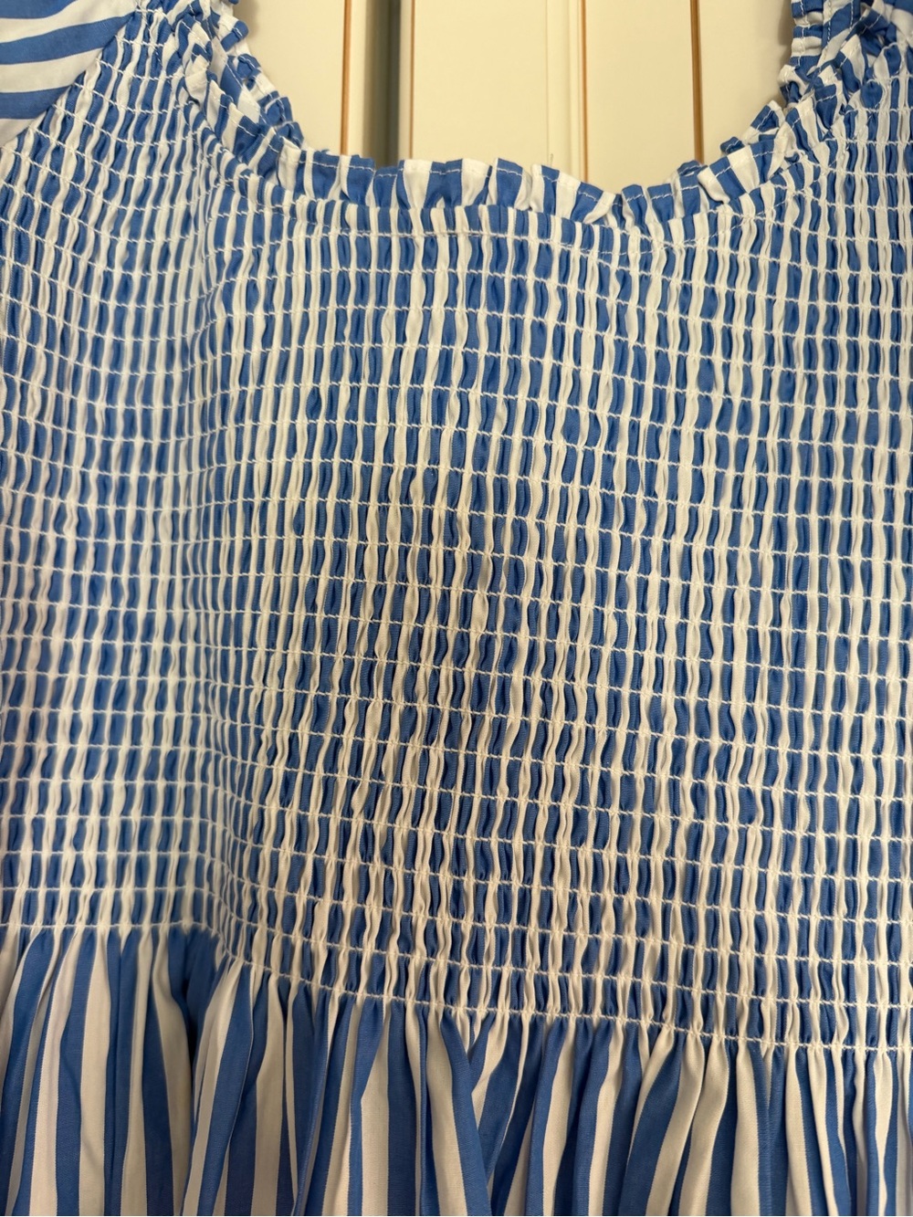 Hill House Home The Louisa Nap Dress Blueberry Stripe (121) - Picture 4 of 6